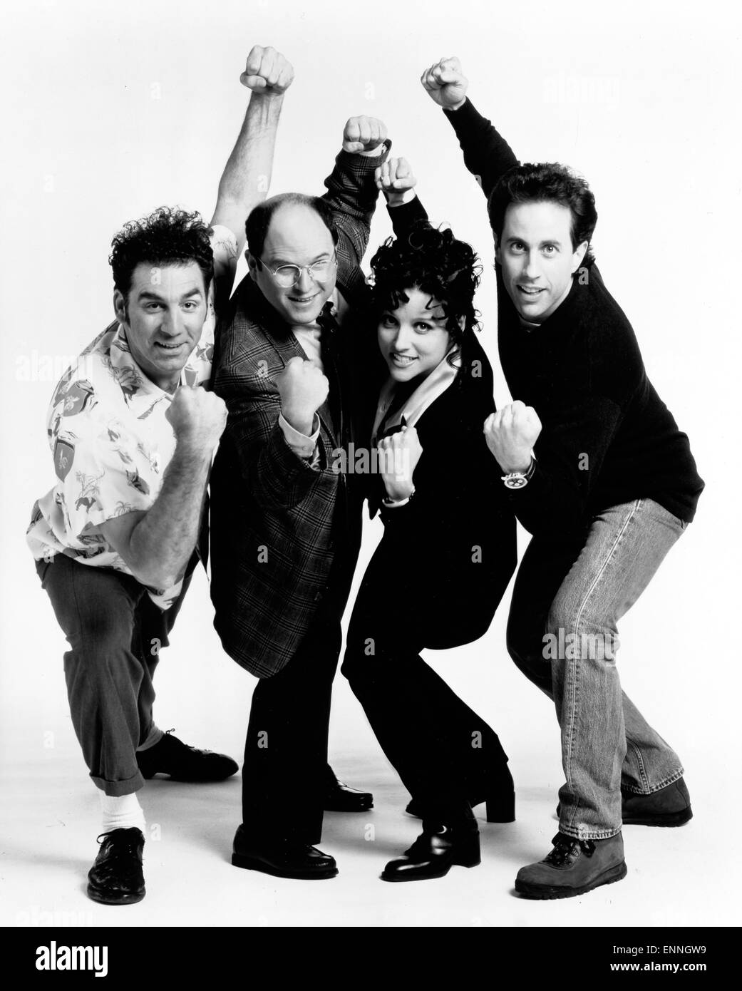 Seinfeld, USA 1990 - 1998, TV Comedy Serie, Staffel 9, Darsteller: Jerry Seinfeld, Julia Louis Dreyfus, Jason Alexander, Michael Stock Photo