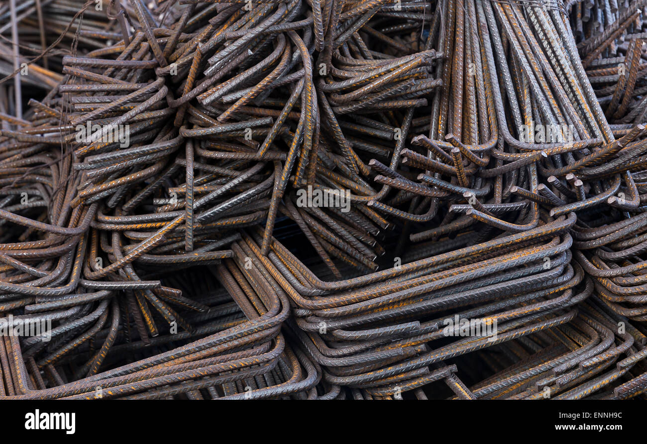 steel reinforcement for concrete structures Stock Photo Alamy