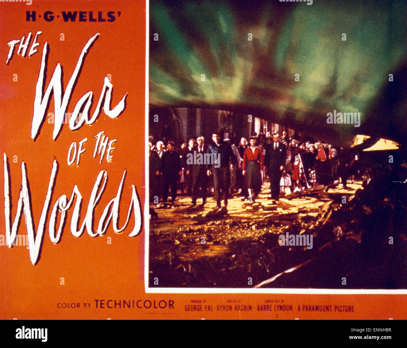 The War of the Worlds, USA 1953, aka: Kampf der Welten, Regie: Byron Haskin, Darsteller: Ann Robinson, Gene Barry Stock Photo