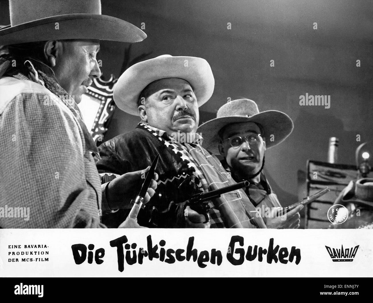 Die türkischen Gurken, Deutschland 1962, Regie: Rolf Olsen, Darsteller: Oskar Sima, Walter Gross Stock Photo