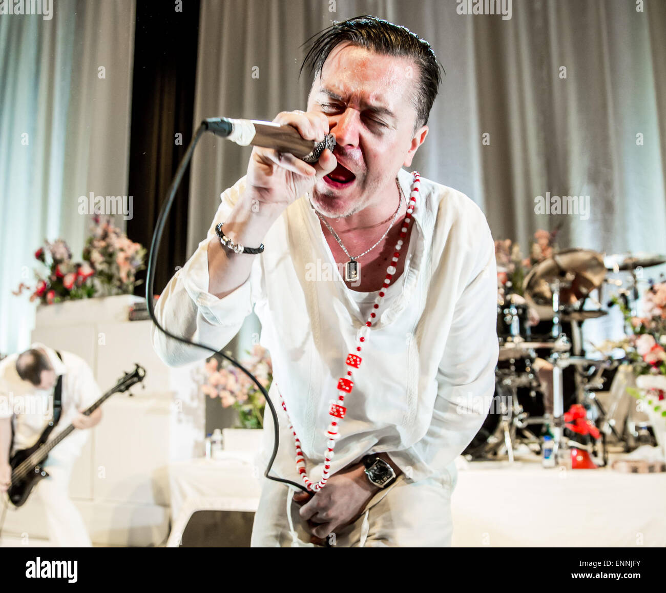 Detroit Michigan Usa 8th May 15 Mike Patton Of Faith No More Performing On The North American Tour At The Fillmore In Detroit Mi On May 8th 15 Credit Marc Nader Zuma Wire Alamy