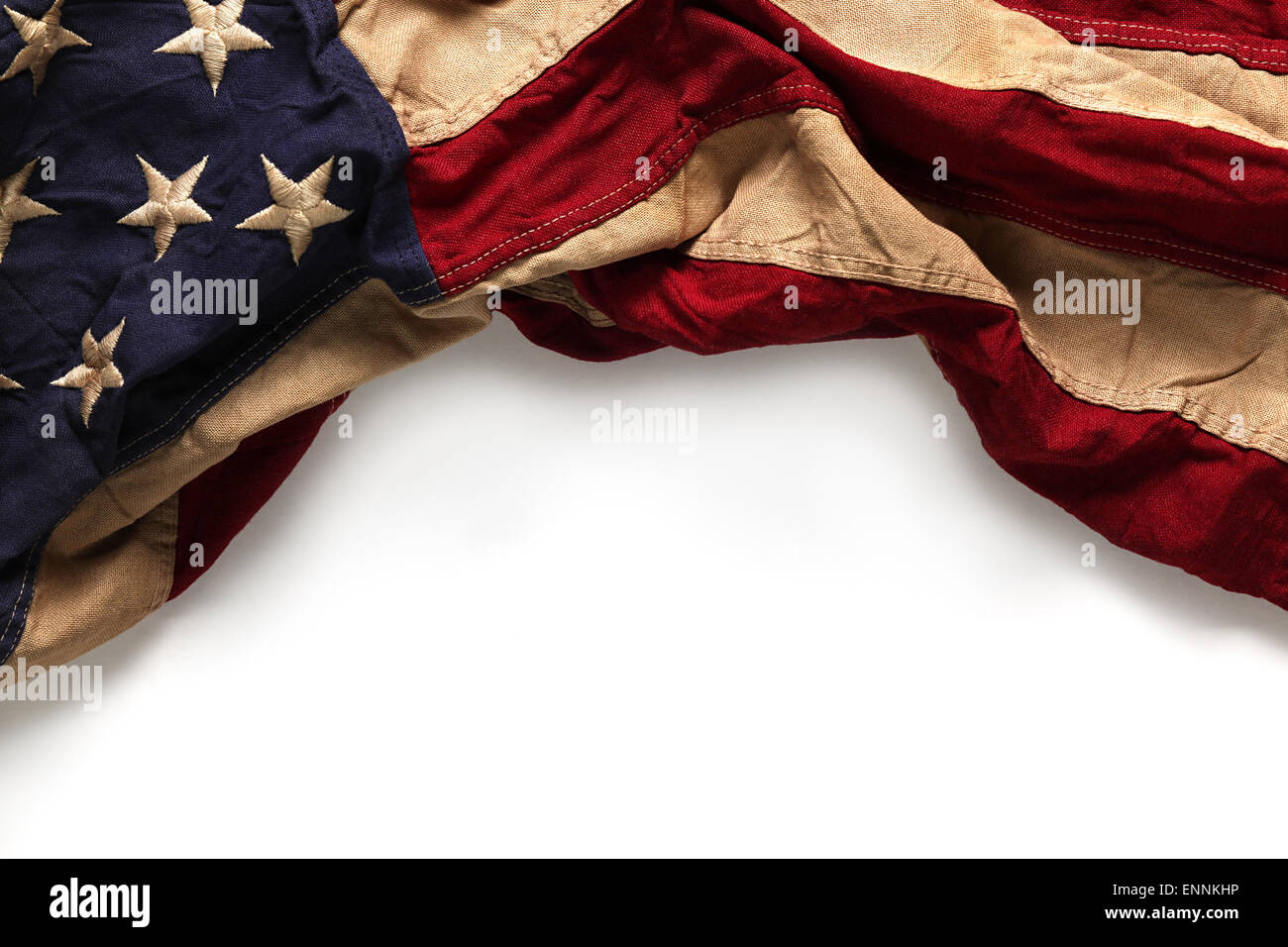 Old American flag background for Memorial Day or 4th of July Stock ...