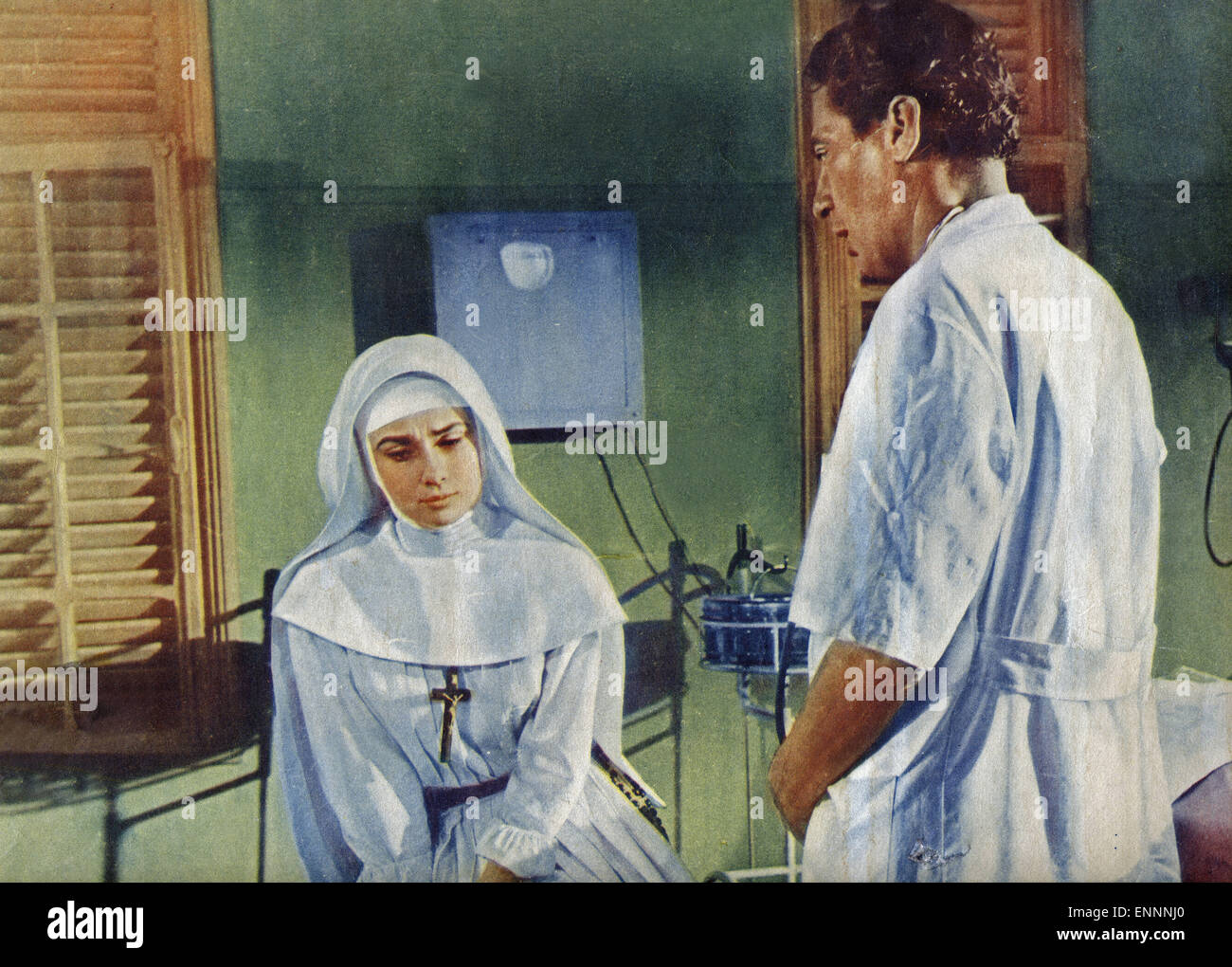 The Nun's Story, aka Geschichte einer Nonne, USA, 59, Regie: Fred Zinnemann, Darsteller: Audrey Hepburn, Peter Finch Stock Photo
