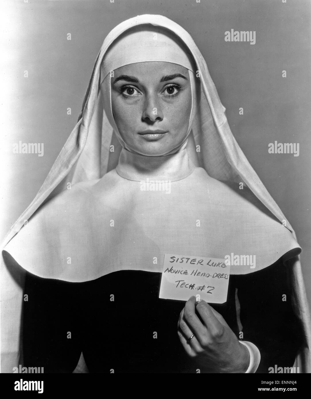 The Nun's Story, aka Geschichte einer Nonne, USA, 59, Regie: Fred Zinnemann, Darsteller: Audrey Hepburn, Stock Photo