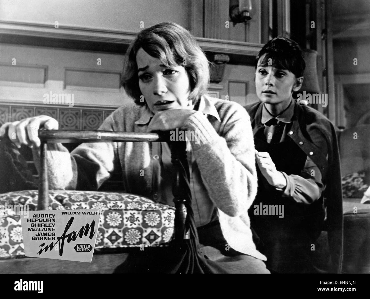 The Children's Hour, aka Infam, USA, 1961, Regie: William Wyler, Darsteller: Audrey Hepburn, Shirley MacLaine Stock Photo
