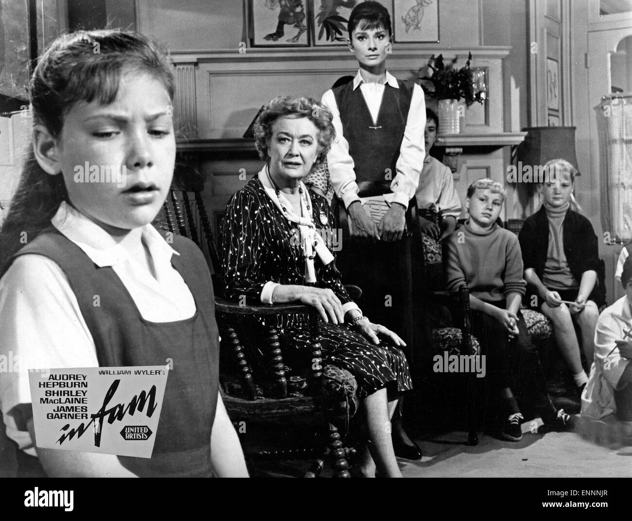 The Children's Hour, aka Infam, USA, 1961, Regie: William Wyler, Darsteller: Audrey Hepburn, Karen Balkin, Fay Bainter Stock Photo