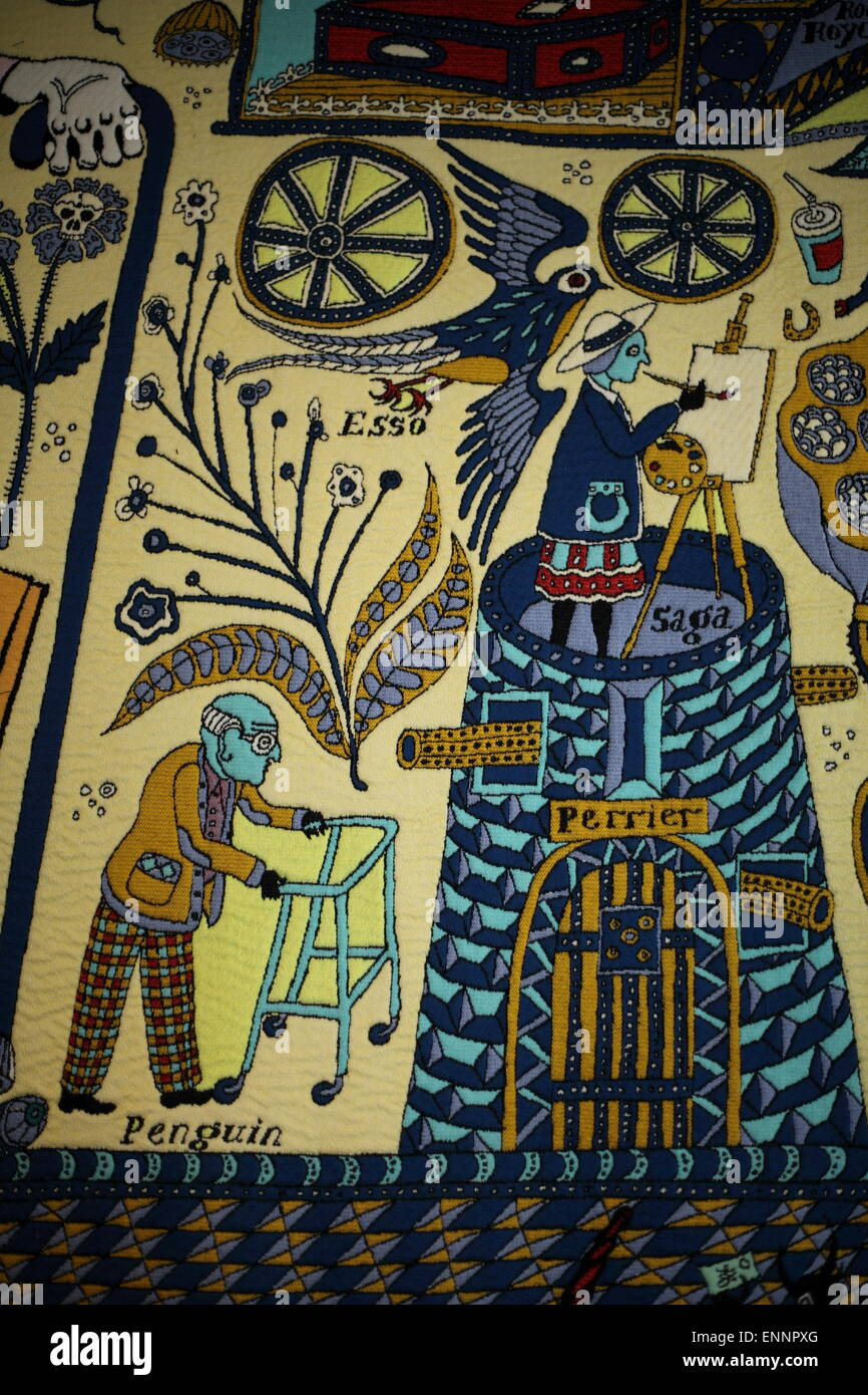 Grayson perry tapestry walthamstow hi-res stock photography and images ...