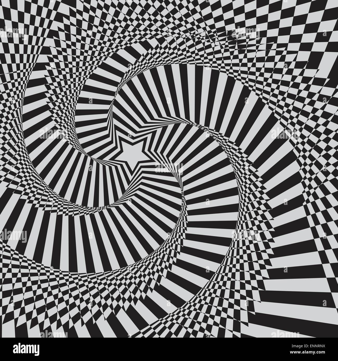 optical illusion zoom black and white background Stock Vector Image & Art Alamy