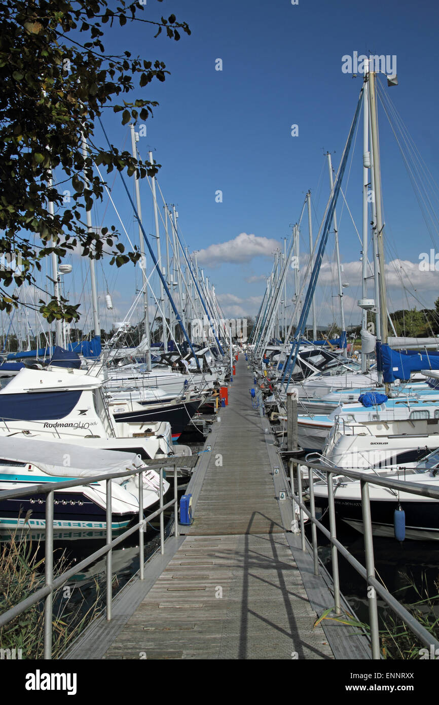 Chichester Marina, situated in Chichester Harbour, West Sussex, England  Stock Photo - Alamy