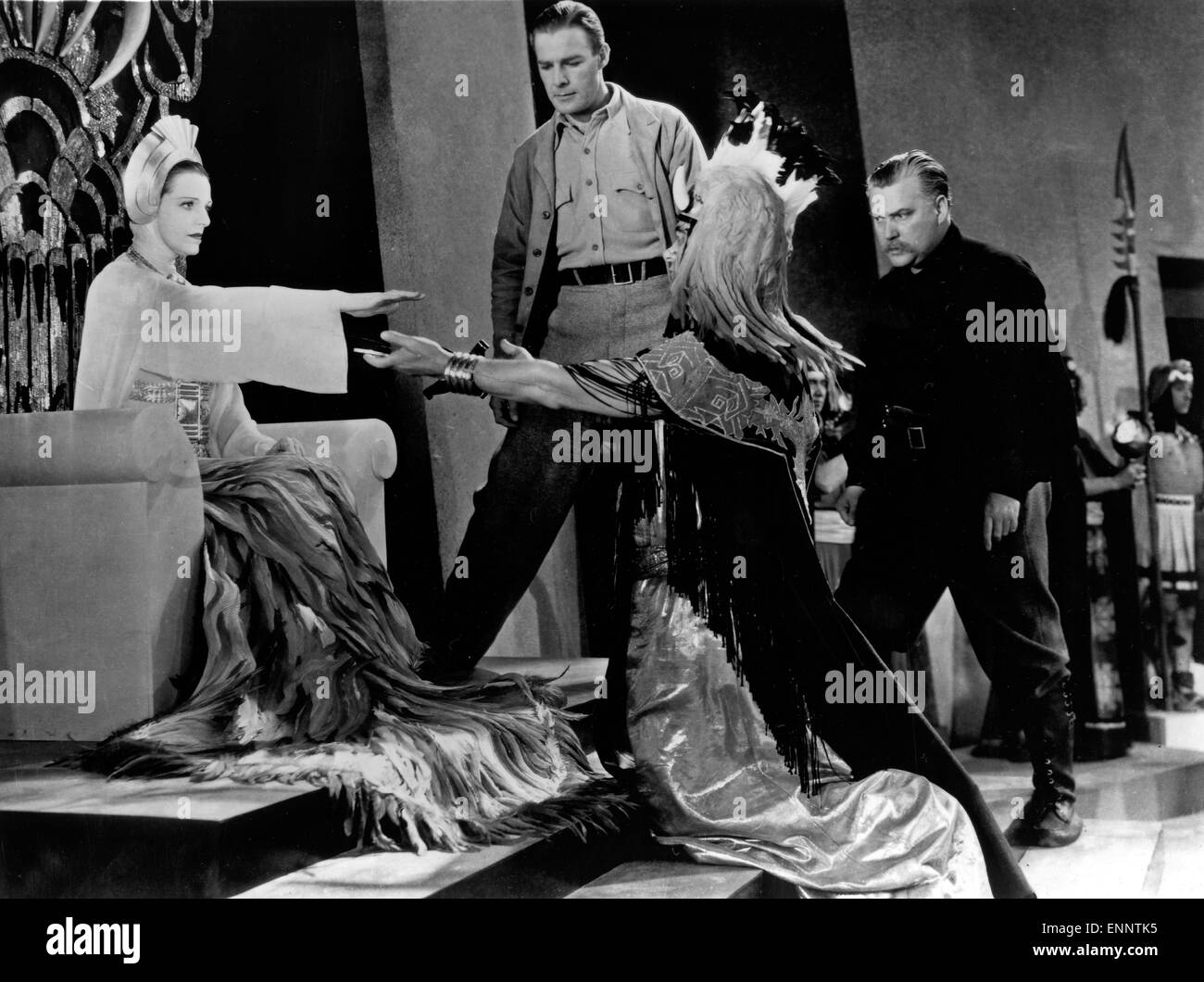 She, aka: She - Herrscherin einer versunkenen Welt, USA 1935, Regie: Lansing C. Holden, Iriving Pichel, Darsteller: Helen Gahaga Stock Photo