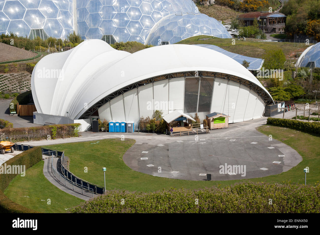 The Eden Project environmental conservation charity Park Stock Photo