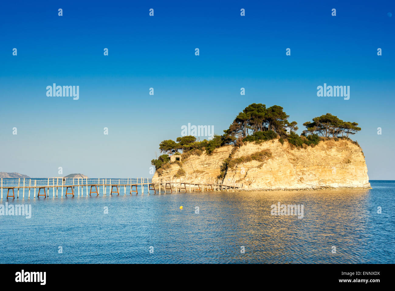 Agios Sostis, small island in Greece, Zakynthos Stock Photo