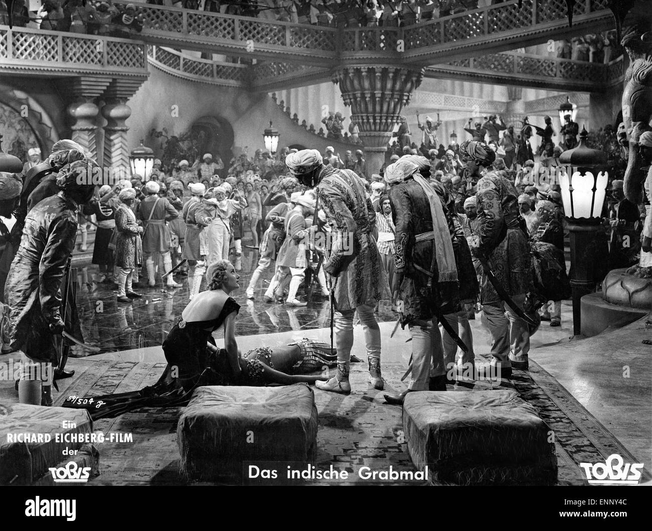Das indische Grabmal, Deutschland 1938, Regie: Richard Eichberg, Darsteller: Kitty Jantzen, Albert Hörrmann, Philip Dorn Stock Photo