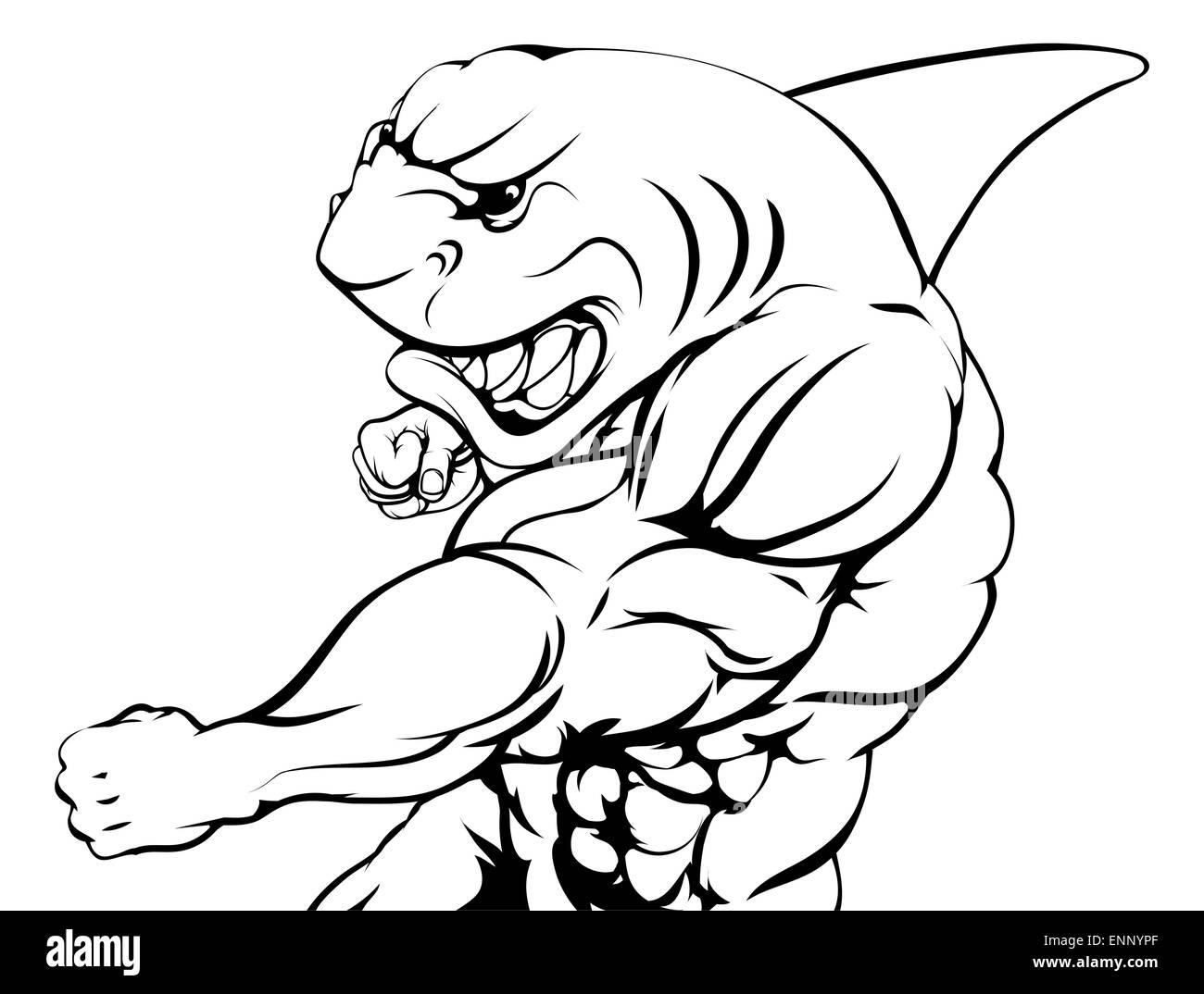 Illustration of a shark hires stock photography and images Alamy