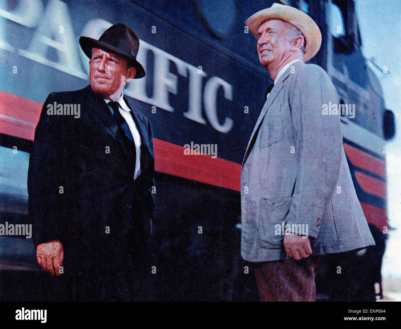 Bad Day at Black Rock; USA; 1955; aka Stadt in Angst; Regie: John Sturges; Darsteller: Spencer Tracy; Walter Brennan; Stock Photo