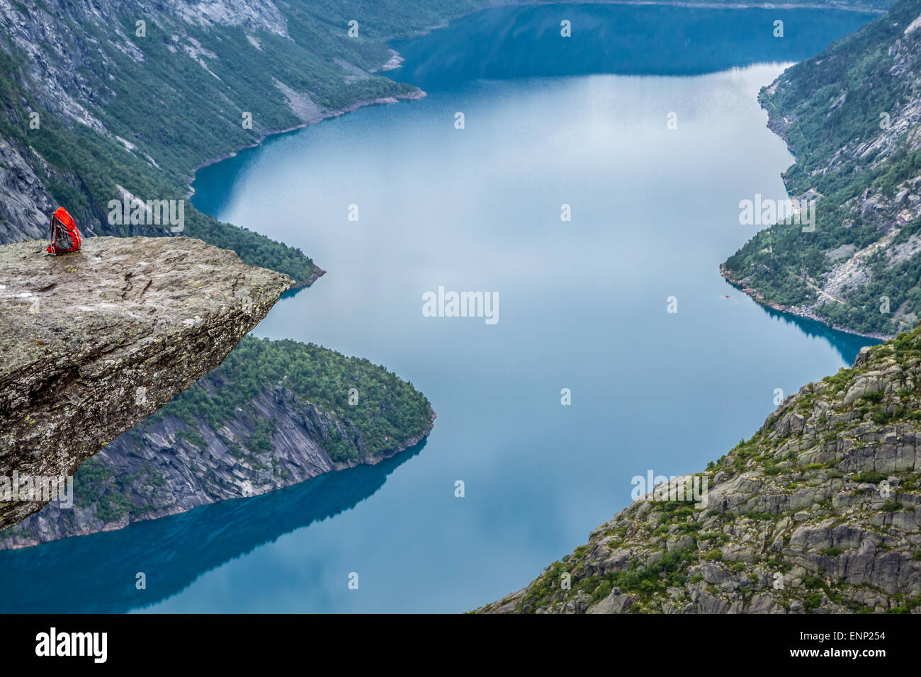 Norway Mountain Trolltunga Odda Fjord Norge Hiking Trail Stock Photo: 82233904 - Alamy