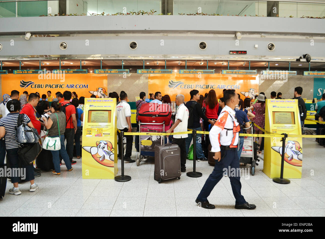 Cebu Pacific flights check in at Davao International Airport. Cebu