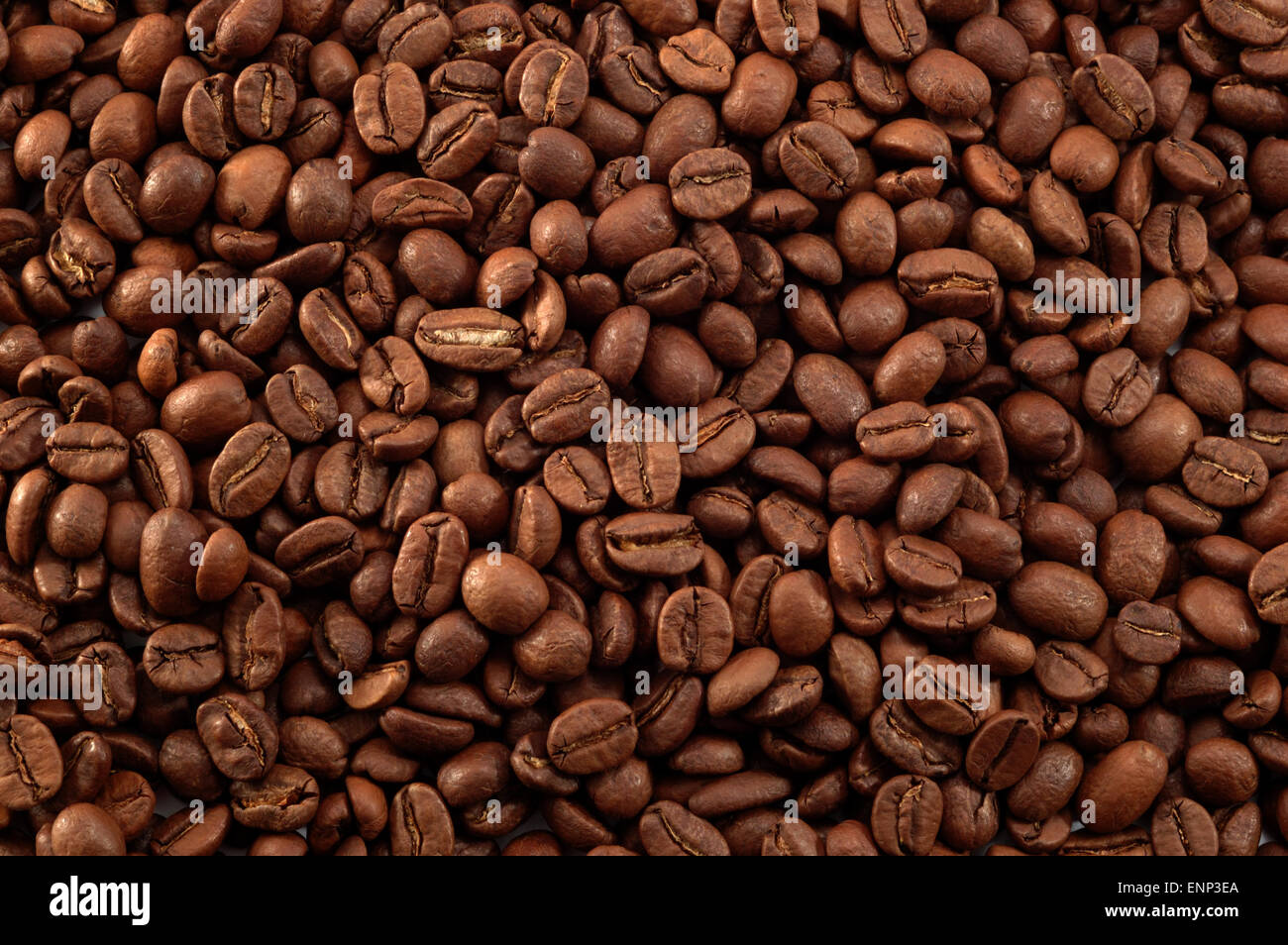 Coffee beans natural background for your food design Stock Photo