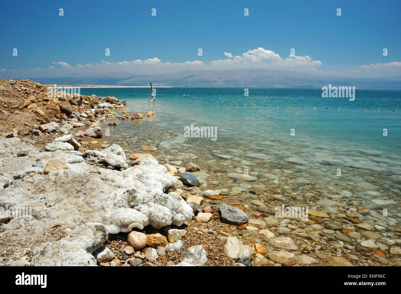 Dead Sea coast, Israel Stock Photo
