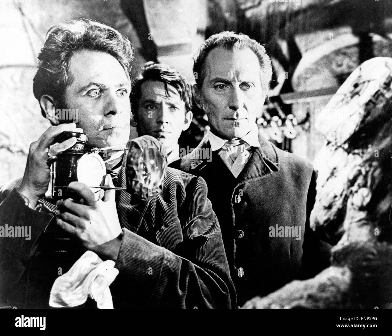 The Evil of Frankenstein, Großbritannien 1964, aka: Frankensteins Ungeheuer, Regie: Freddie Francis, Darsteller: Peter Cushing,  Stock Photo