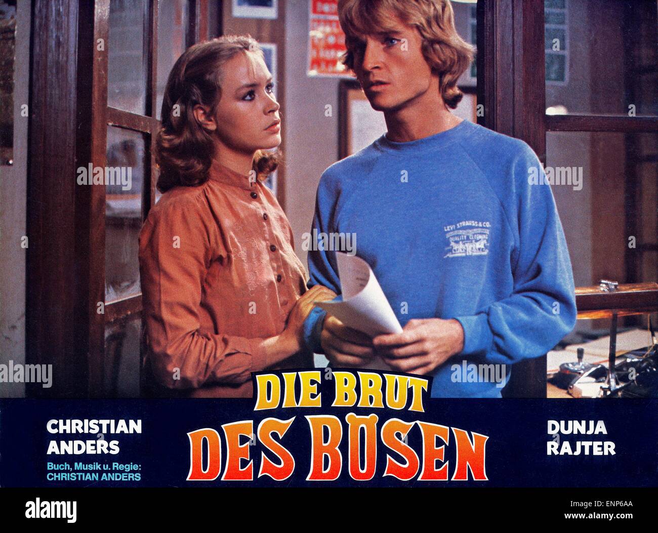 Die Brut des Bösen, Deutschland 1979, Regie: Christian Anders, Darsteller: Christian Anders, Maribel Martin Stock Photo