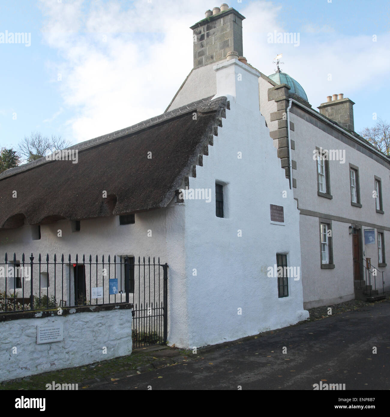 Hugh Miller Cottage Cromarty Scotland November 2013 Stock Photo