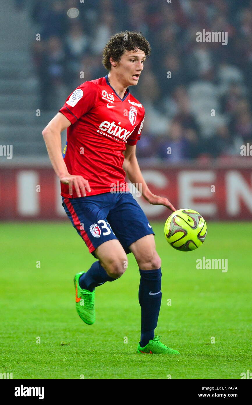 Benjamin PAVARD - 03.02.2015 - Lille/Lens - 35eme journee de Ligue 1.Photo : Dave Winter/Icon Sport Stock Photo