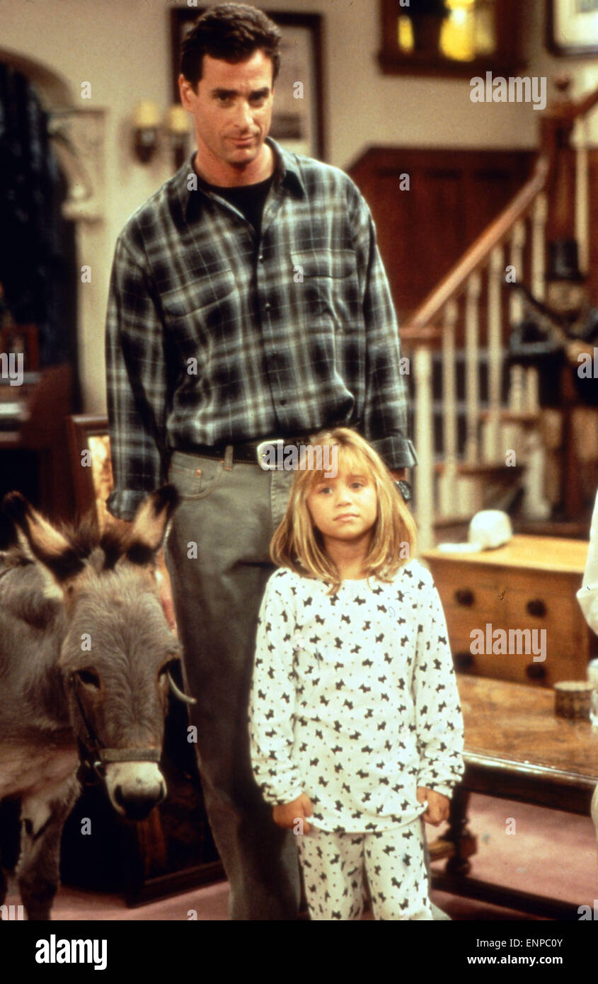 Full House, Sitcom, USA 1987 - 1995, Staffel 8, Darsteller: Mary Kate oder Ashley Olsen, Bob Saget Stock Photo