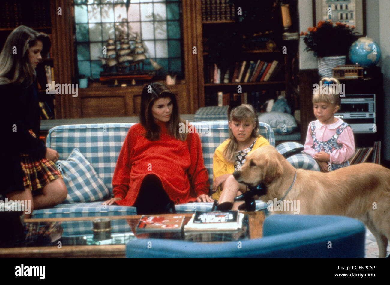 Full House, Sitcom, USA 1987 - 1995, Staffel 5, Darsteller: (v. l.) Candace Cameron Bure, Lori Loughlin, Jodie Sweetin, Mary Kat Stock Photo