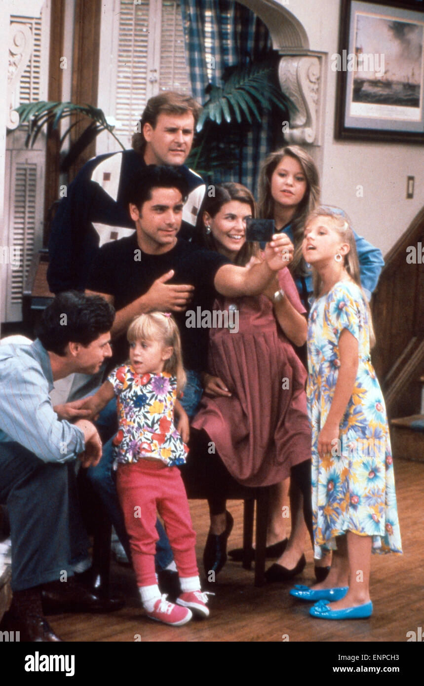 Full House, Sitcom, USA 1987 - 1995, Staffel 5, Darsteller: Bob Saget, John Stamos, Dave Coulier, Lori Lughlin, Candace Cameron  Stock Photo