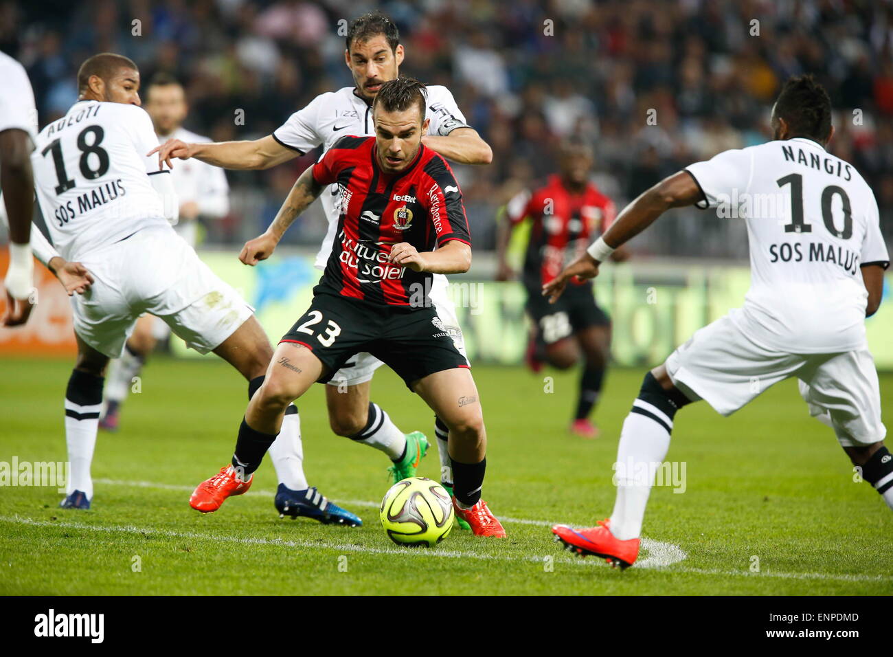 Alexy Bosetti - 02.05.2015 - Nice/Caen - 35eme journee de Ligue 1.Photo : Sebastien Nogier/Icon Sport Stock Photo