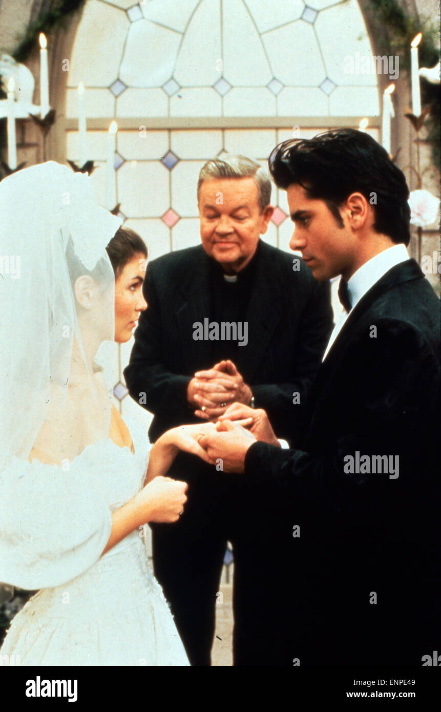 Full House, Sitcom, USA 1987 - 1995, Staffel 4, Episode 19: 'The Wedding, Part 2', USA 1991, Darsteller: Lori Loughlin, Robert A Stock Photo