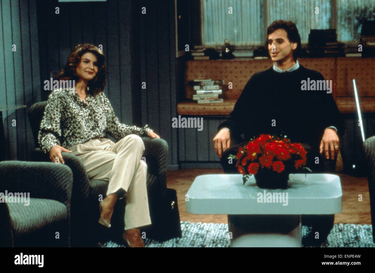 Full House, Sitcom, USA 1987 - 1995, Staffel 2, Episode 2: 'Tanner vs. Gibbler', USA 1989, Darsteller: Lori Loughlin, Bob Saget Stock Photo