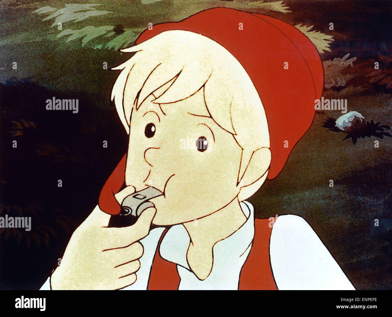 Nirusu No Fushigi Na Tabi Aka Wunderbare Reise Des Kleinen Nils Stock Photo Alamy