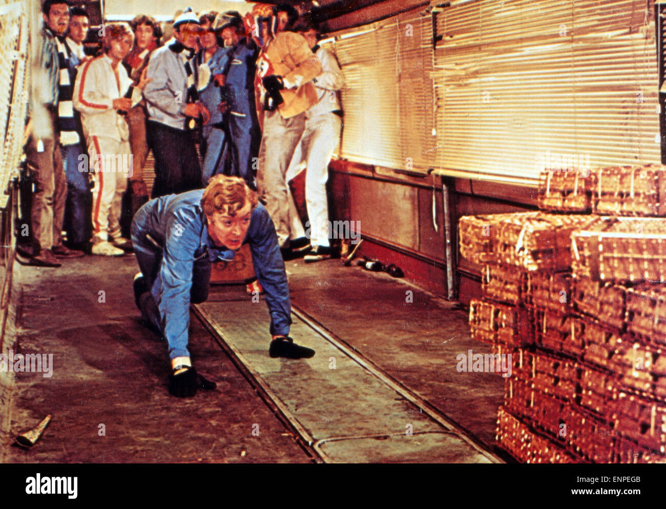 The Italian Job, aka: Charlie staubt Millionen ab, Großbritannien 1969, Regie: Peter Collinson, Darsteller: Michael Caine (am Bo Stock Photo