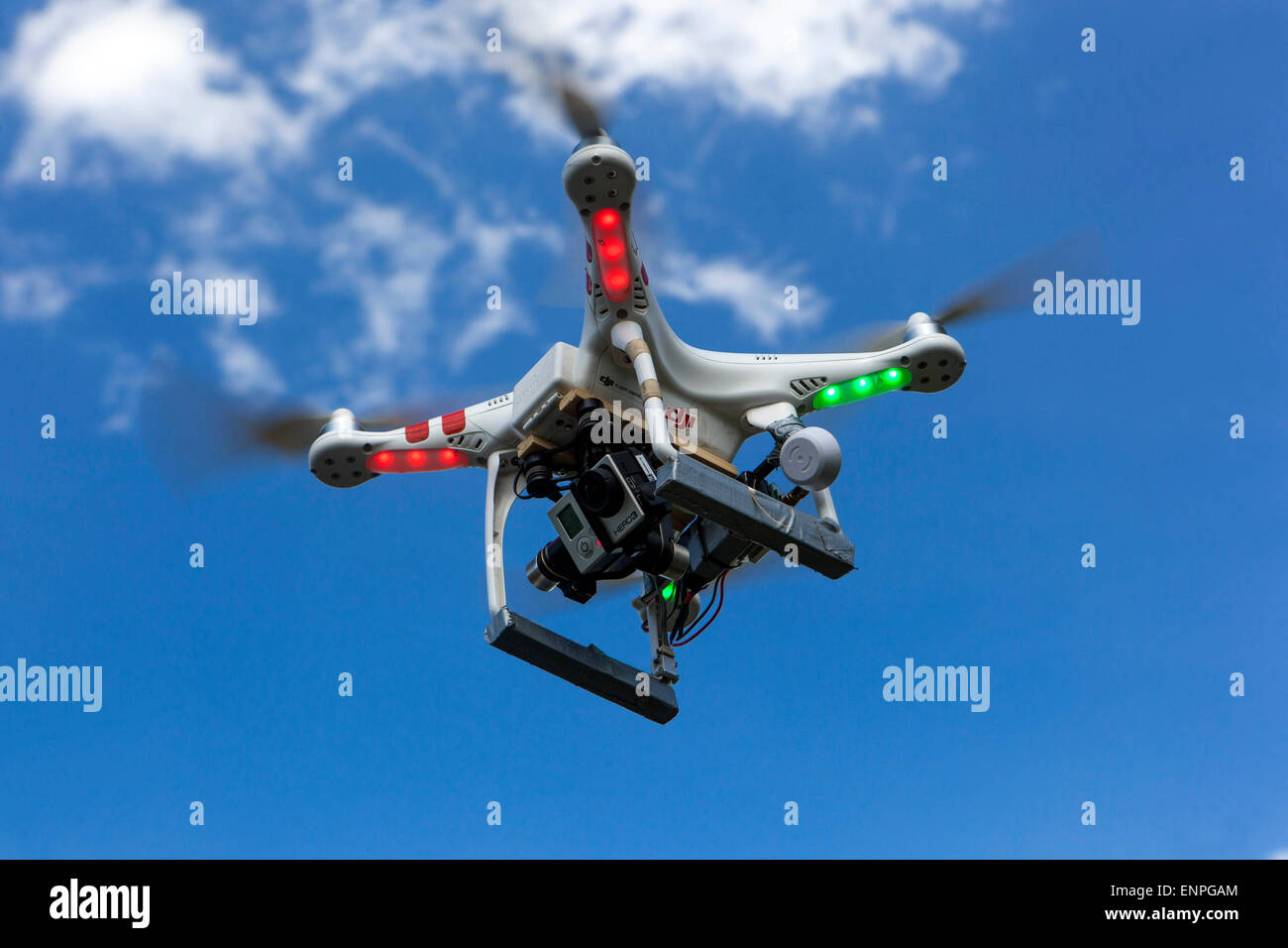 Drone on sky Stock Photo