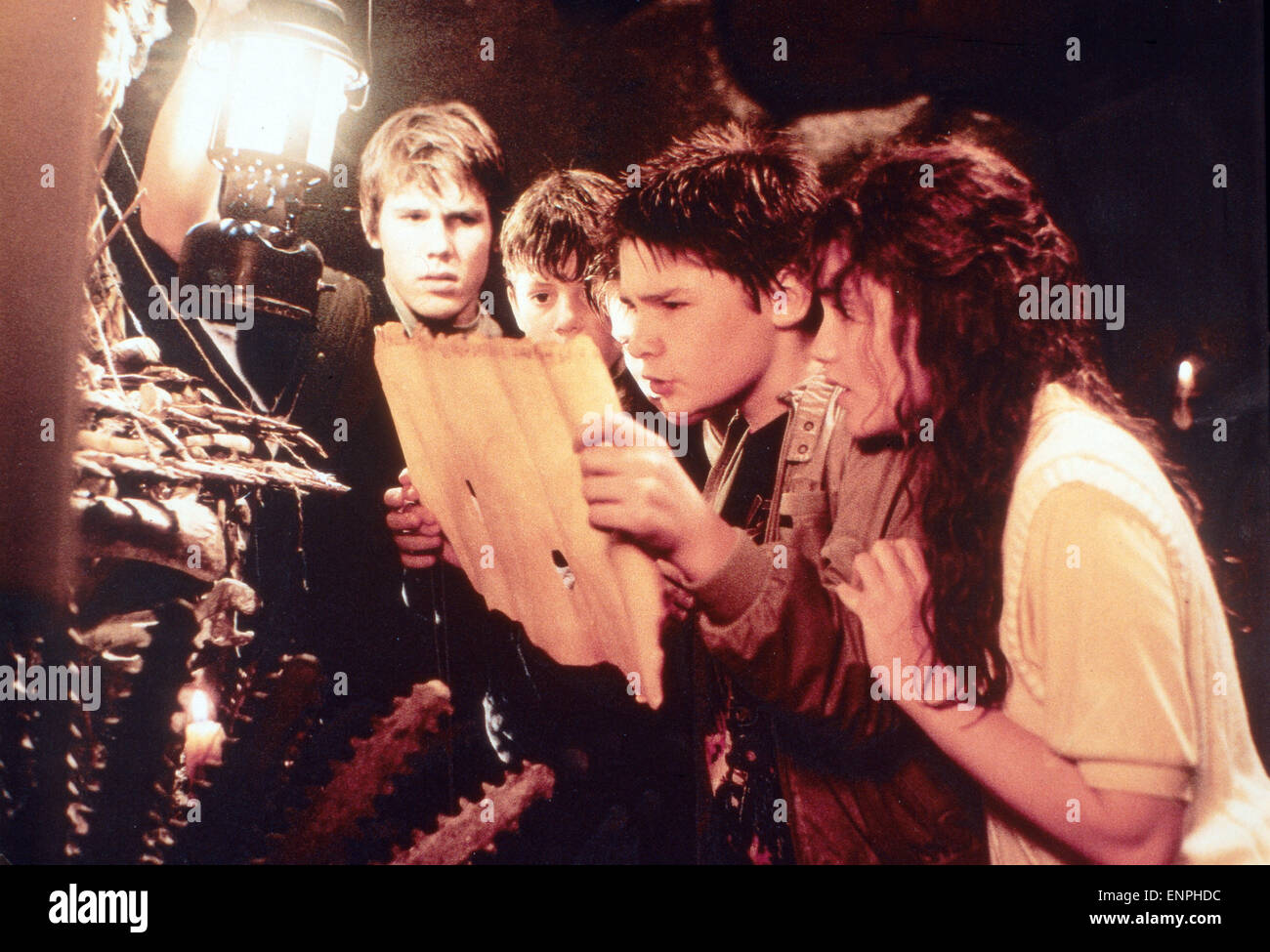 The Goonies, aka: Die Goonies, USA 1985, Regie: Richard Donner, Darsteller: Josh Brolin, Sean Astin, Corey Feldman, Kerri Green Stock Photo