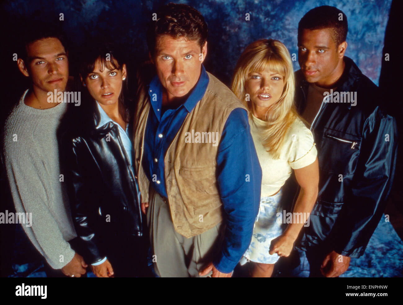 Baywatch Nights, Fernsehserie, USA 1995 - 1997, Darsteller: Eddie Cibrian, Angie Harmon, David Hasselhoff, Donna D'Errico, Grego Stock Photo
