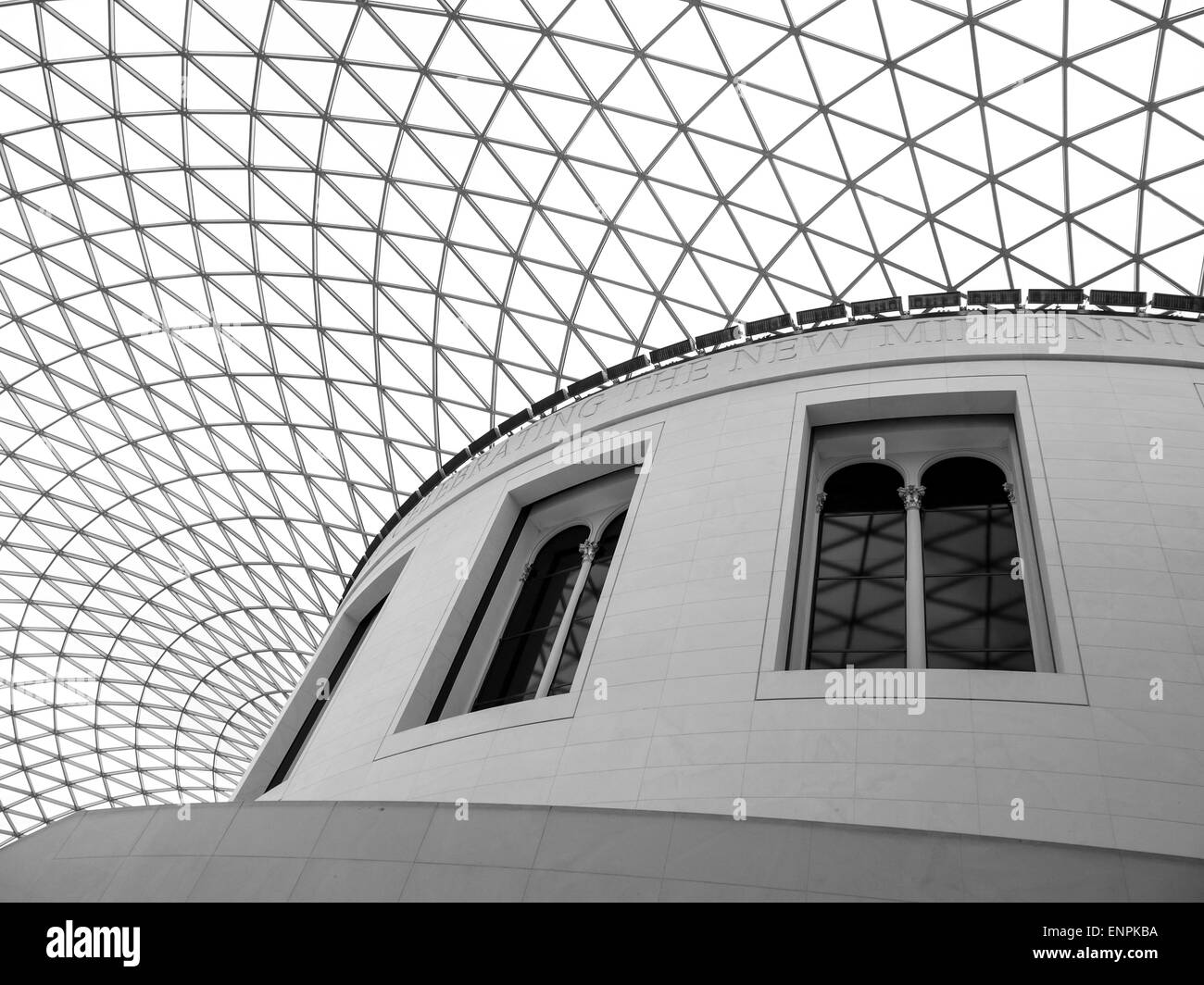 Grand Foyer of the British Museum, London, UK Stock Photo