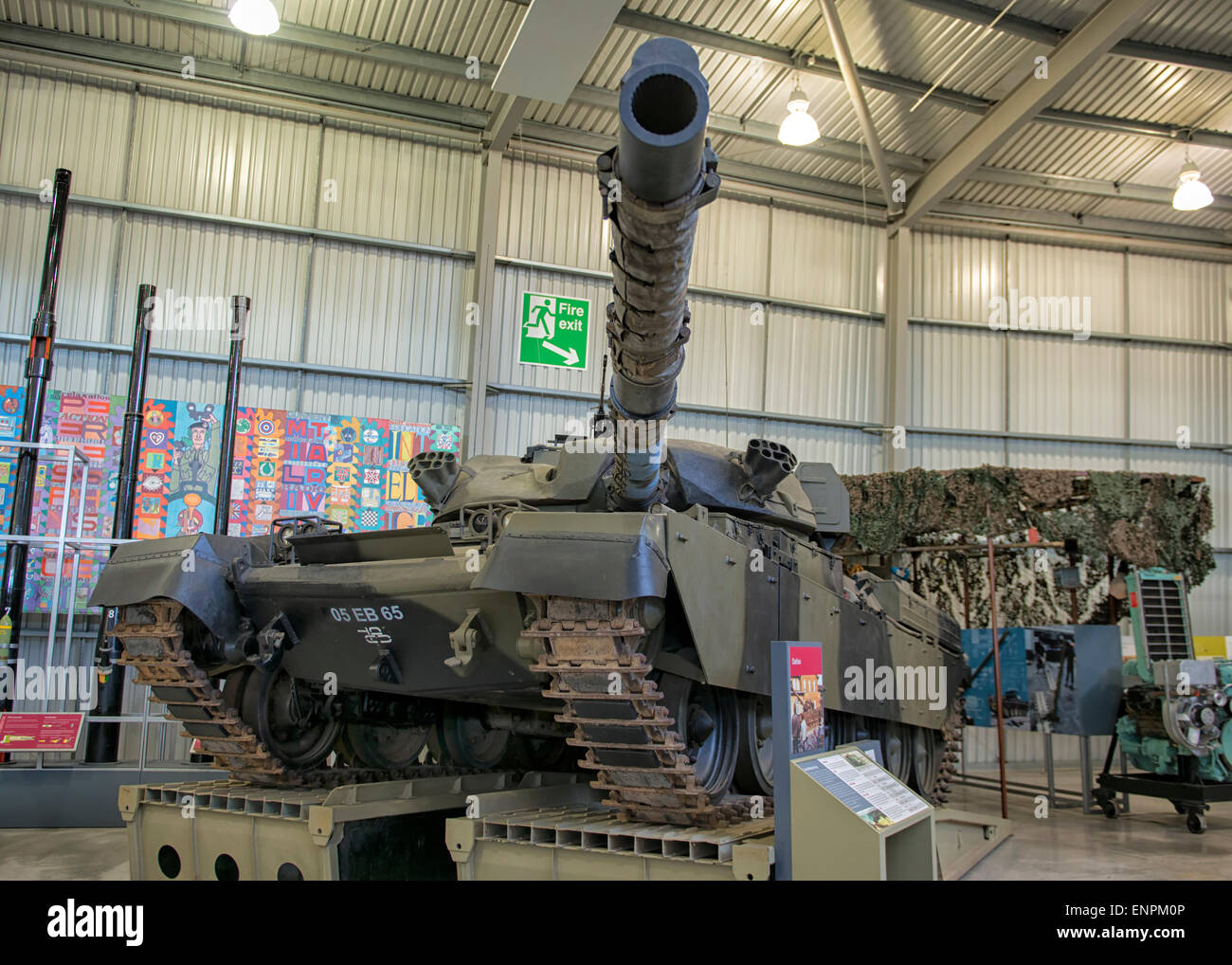 Chieftain Main Battle Tank at Tank Museum in Bovington, UK Stock Photo