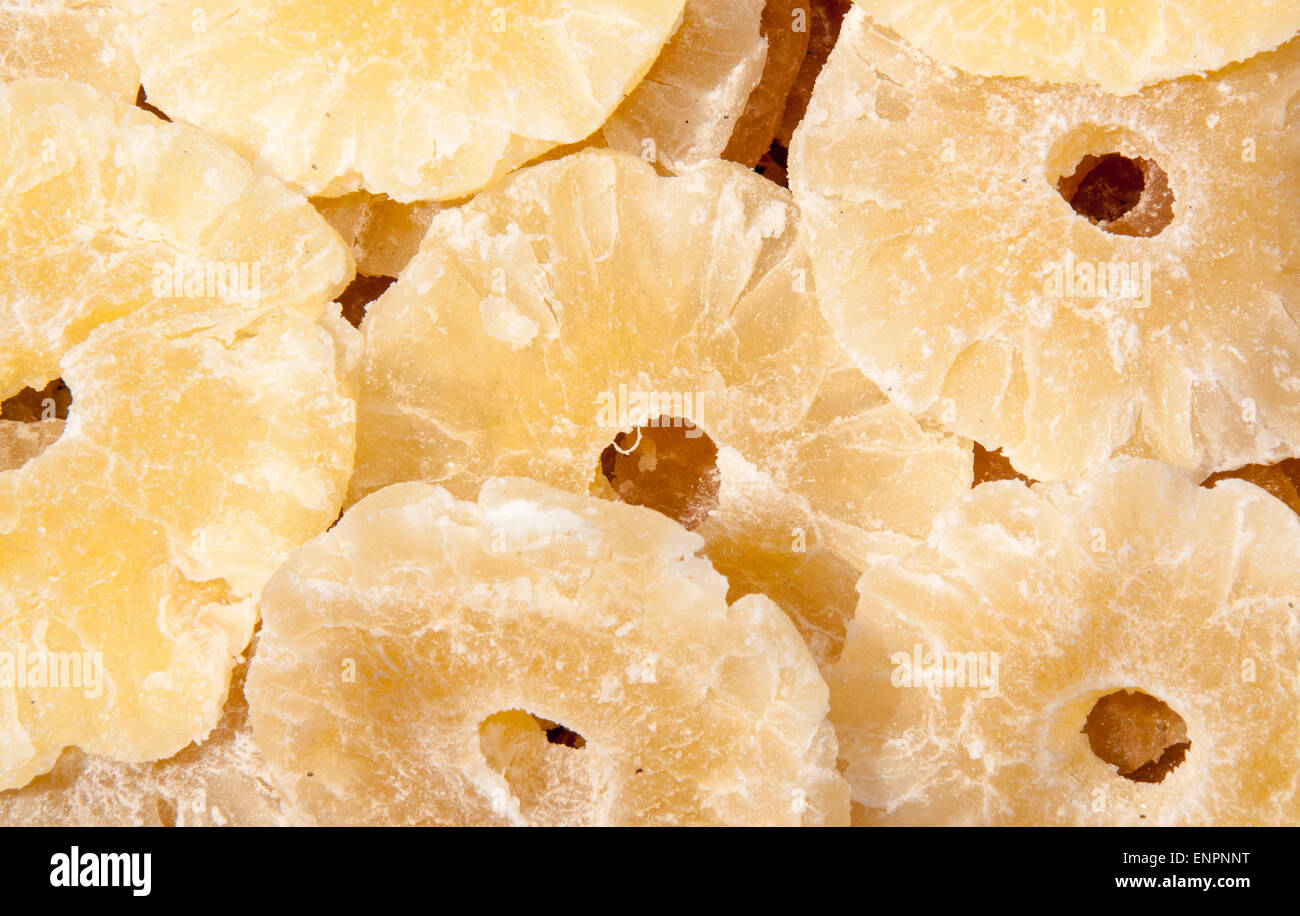 Dried pineapples are a source of potassium and magnesium, iron and zinc