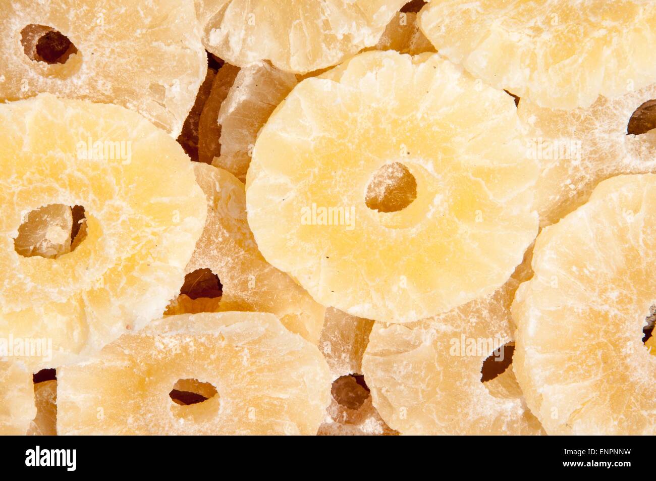 Dried pineapples are a source of potassium and magnesium, iron and zinc