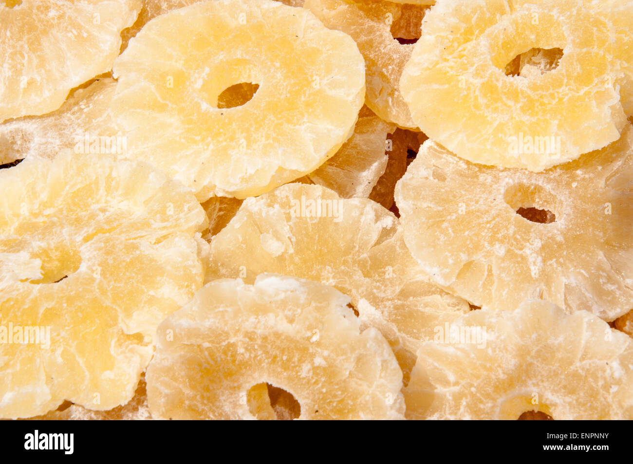 Dried pineapples are a source of potassium and magnesium, iron and zinc