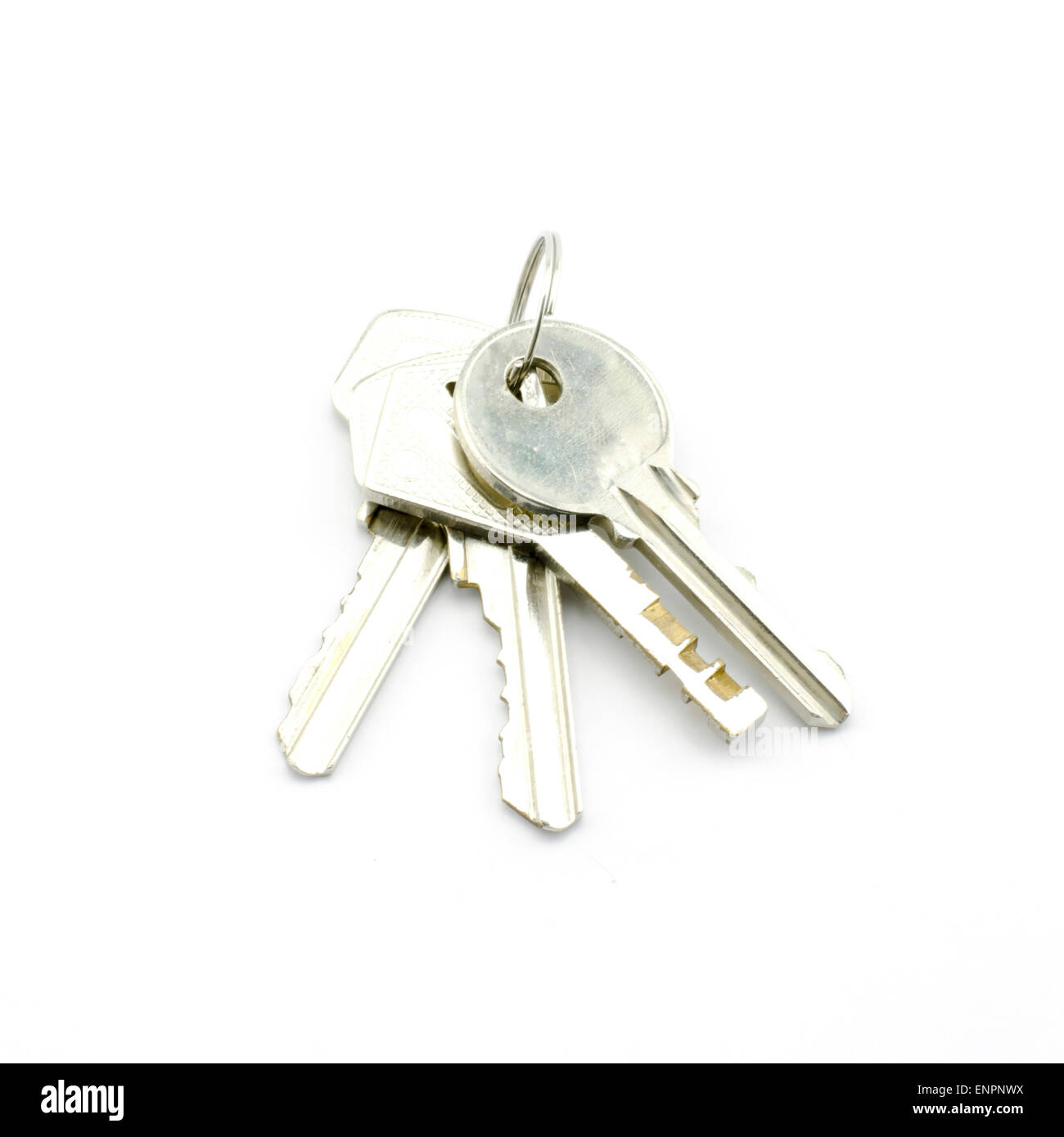 key isolated on white background Stock Photo - Alamy
