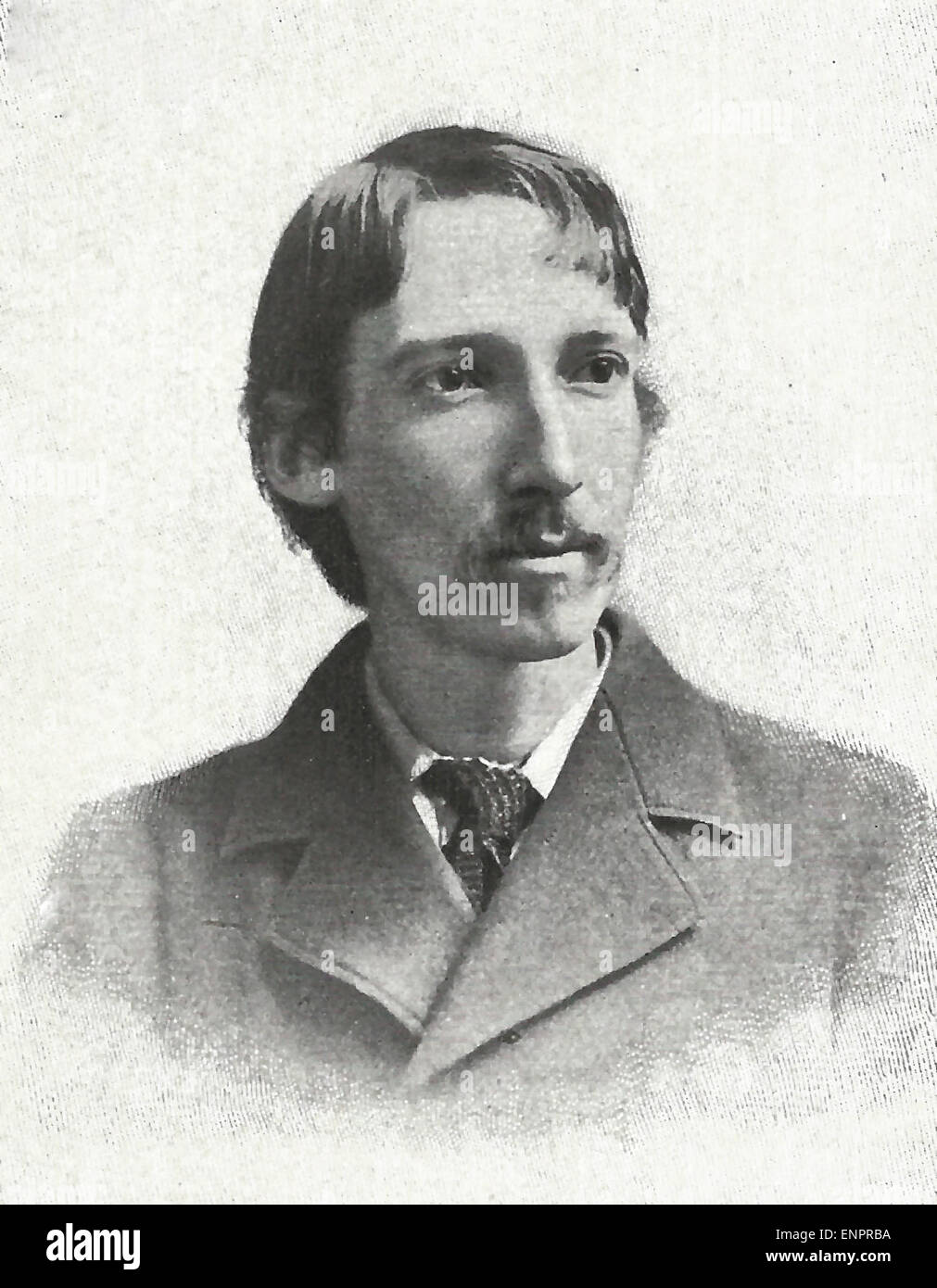 Robert Louis Stevenson, San Francisco, 1879 Stock Photo
