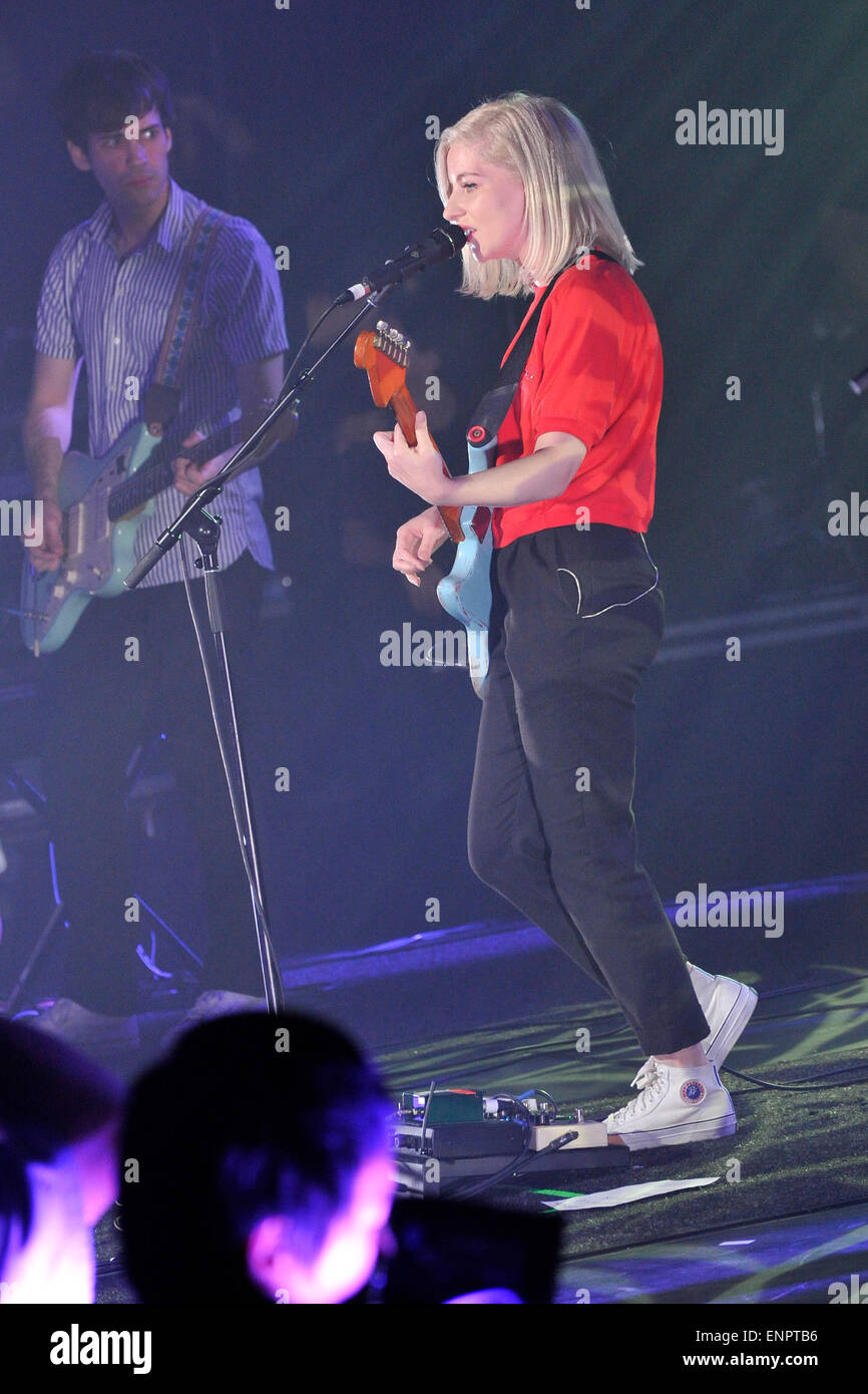 Toronto, Canada - 9th May 2015. Alvvays with lead singer Molly Rankin