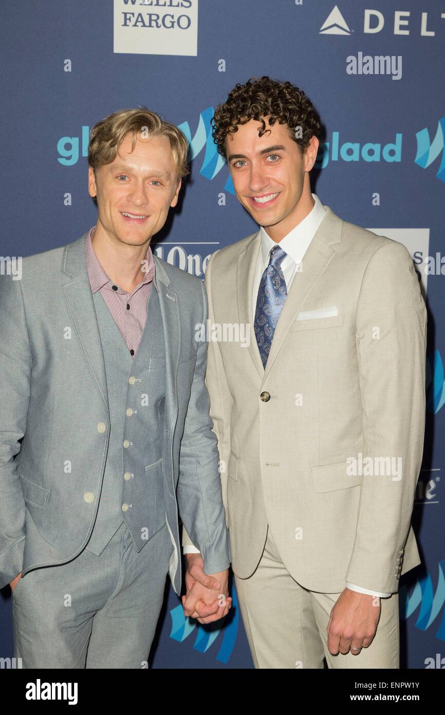 New York, NY, USA. 9th May, 2015. Reed Kelly, Josh Canfield at arrivals