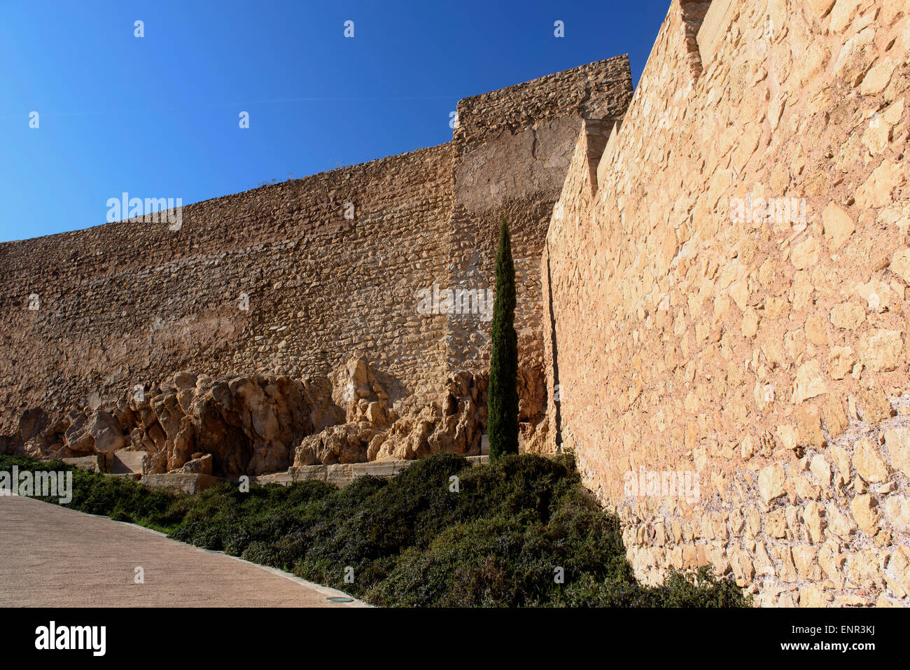 Castillo de Lorca 13 c. province Murcia, Spain Stock Photo - Alamy