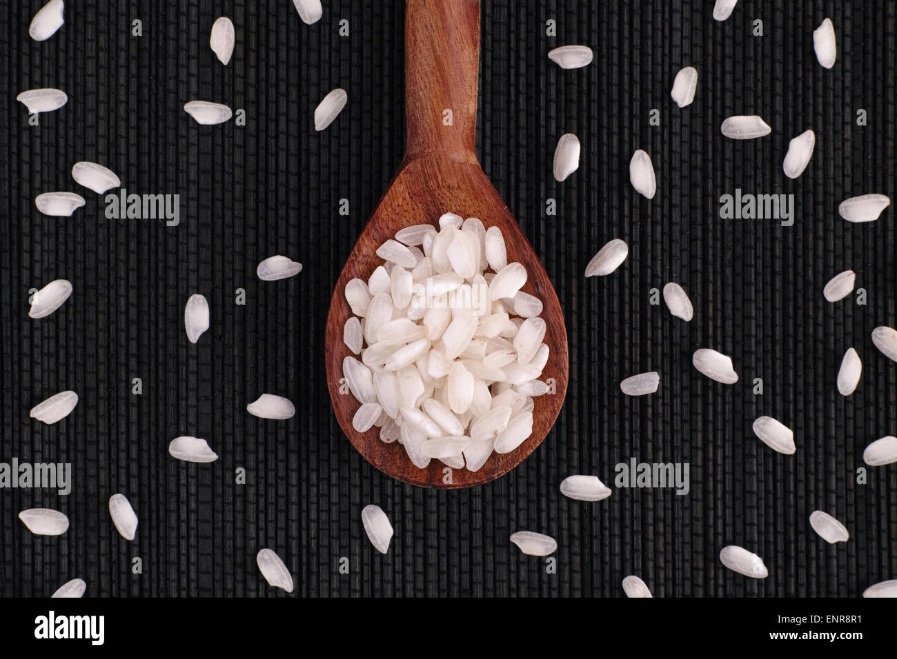 Large Spoon Rice Big wooden spoon hi-res stock photography and images - Alamy