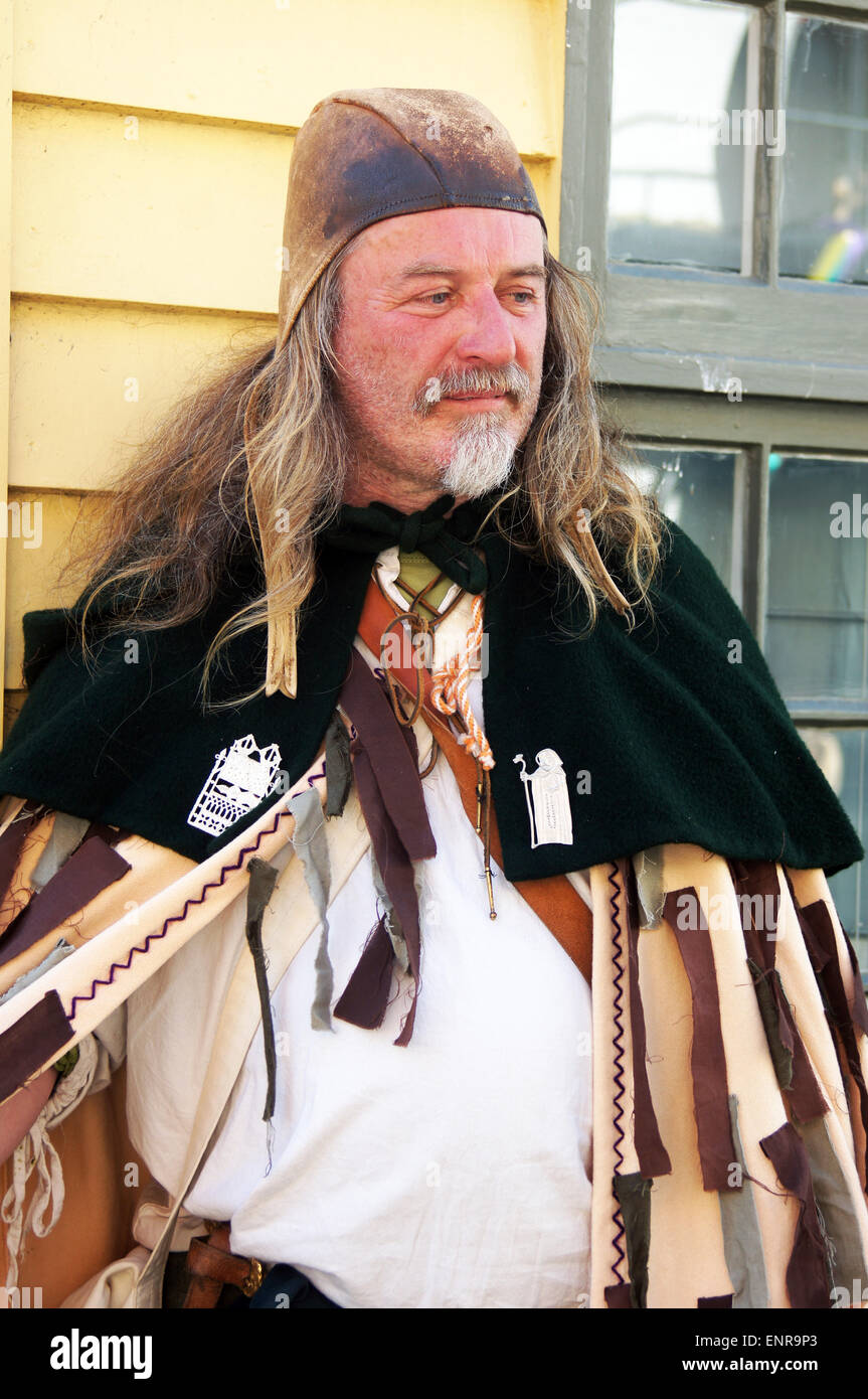 Man in medieval costume Stock Photo - Alamy